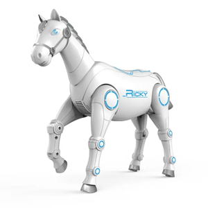 ربات اسباب بازی اسب سفید کنترلی Smart horse model control robot